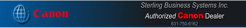 Sterling Business Systems Inc. Authorized Canon Dealer 631-750-6162