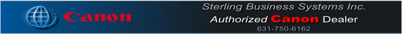 Sterling Business Systems Inc. Authorized Canon Dealer 631-750-6162
